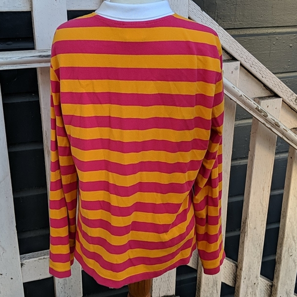 Vintage Lacoste Stripe Long-sleeve Shirt - Picture 4 of 6